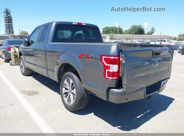 1FTEX1EP6KFA36515 2019 FORD F150 Gray Tył lewy