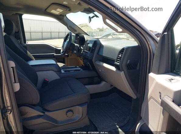 1FTEX1EP6KFA36515 2019 FORD F150 Gray Widok wnętrza z przodu