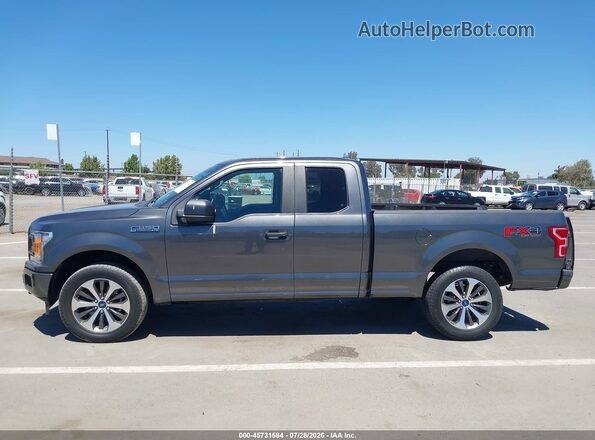 1FTEX1EP6KFA36515 2019 FORD F150 Gray Widok wnętrza 360 stopni