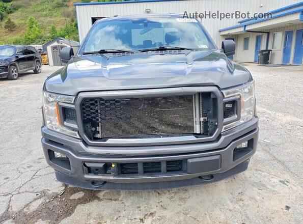 1FTEX1EP6KKF24323 2019 FORD F150 Gray Vista frontal