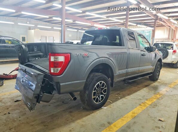1FTEX1EP6NFA60026 2022 FORD F150 Gray უკანა მარჯვენა