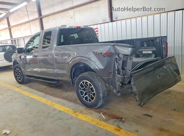 1FTEX1EP6NFA60026 2022 FORD F150 Gray უკანა მარცხენა