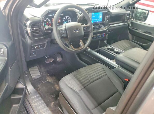 1FTEX1EP6NFA60026 2022 FORD F150 Gray წინა პანელის ხედი