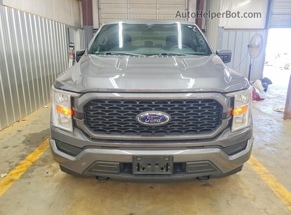 1FTEX1EP6NFA60026 2022 FORD F150 Gray წინა ხედი