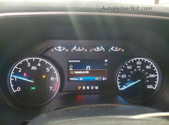 1FTEX1EP6NFA60026 2022 FORD F150 Gray ხელსაწყოთა პანელის ხედი