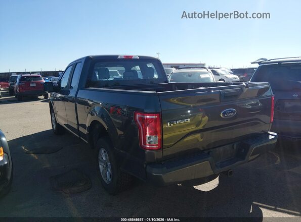 1FTEX1EP7GFA64489 2016 FORD F150 Black უკანა მარცხენა