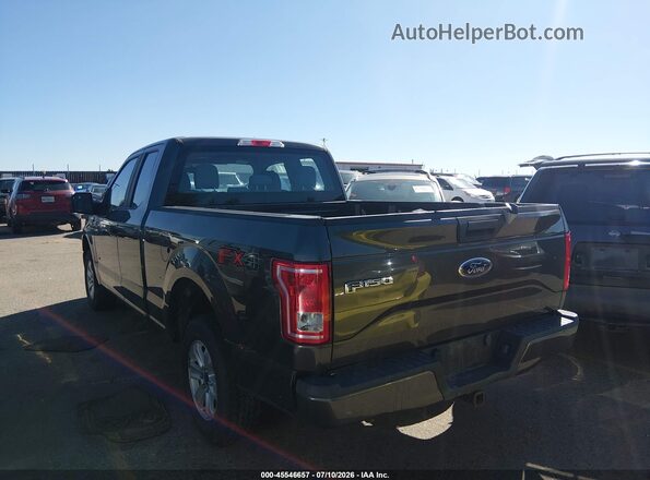 1FTEX1EP7GFA64489 2016 FORD F150 Black სალონის 360-გრადუსიანი ხედი