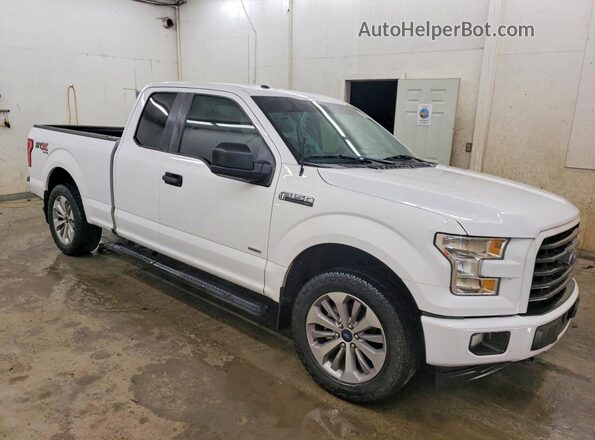 1FTEX1EP7HKC57556 2017 FORD F150 White წინა მარჯვენა