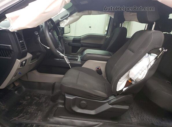 1FTEX1EP7HKC57556 2017 FORD F150 White წინა სალონის ხედი