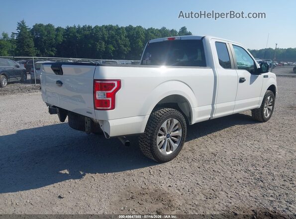 1FTEX1EP7JFC21560 2018 FORD F150 White უკანა მარჯვენა