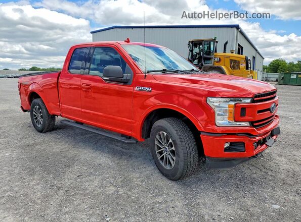 1FTEX1EP7JFE75107 2018 FORD F150 Red Передня права чверть