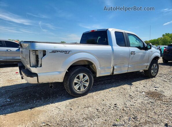 1FTEX1EP7KFA30822 2019 FORD F150 Silver Trasero derecho