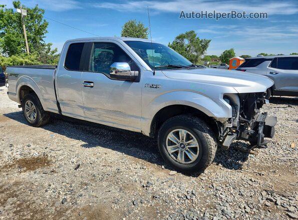1FTEX1EP7KFA30822 2019 FORD F150 Silver Delantero derecho
