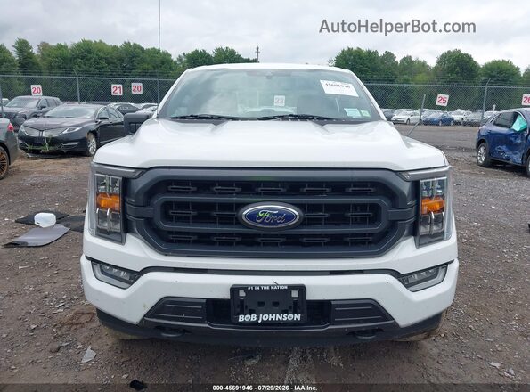 1FTEX1EP7MFA06880 2021 FORD F150 White Вид задньої частини салону