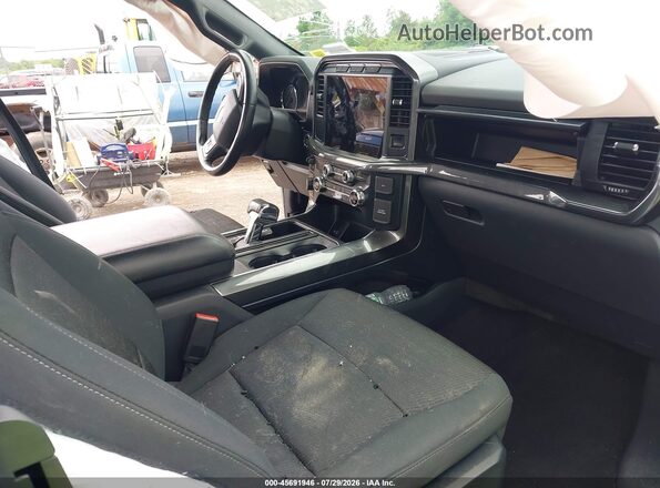 1FTEX1EP7MFA06880 2021 FORD F150 White Вид салону спереду