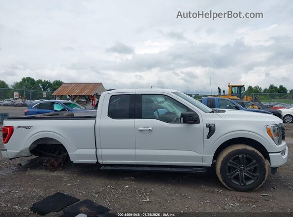 1FTEX1EP7MFA06880 2021 FORD F150 White Панорамний вид салону 360°