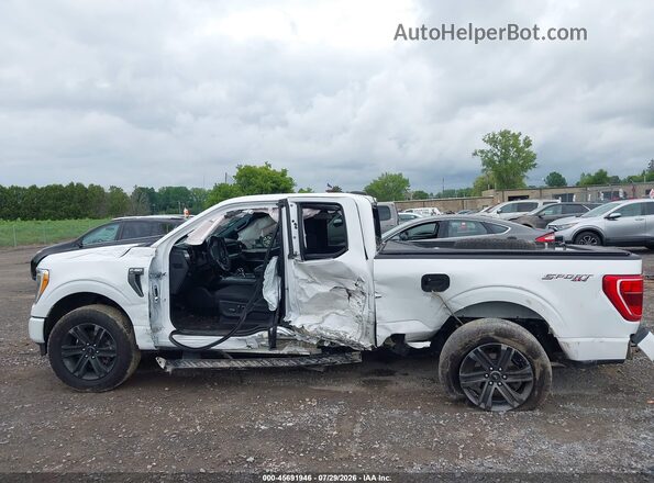 1FTEX1EP7MFA06880 2021 FORD F150 White 