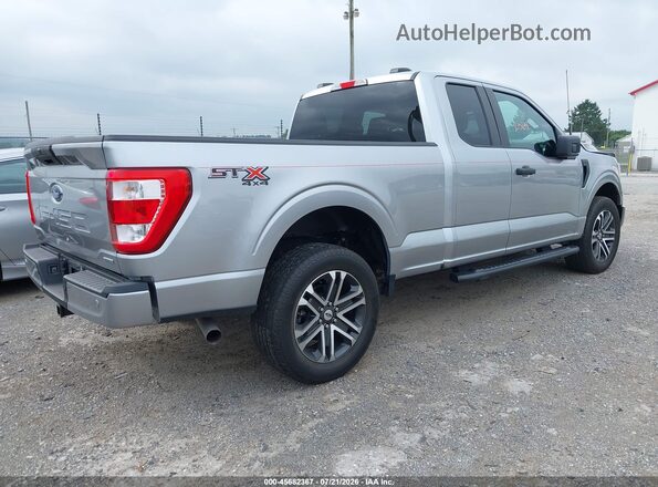 1FTEX1EP7PFA81034 2023 FORD F150 Gray Trasero derecho
