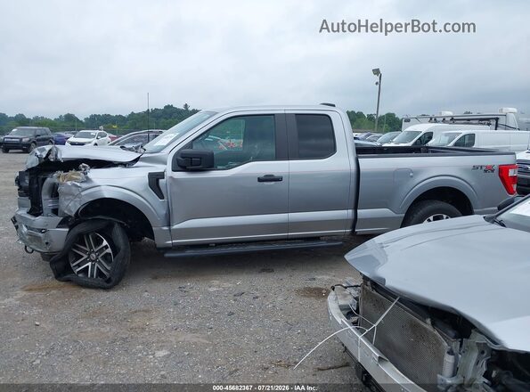 1FTEX1EP7PFA81034 2023 FORD F150 Gray Vista interior de 360 grados