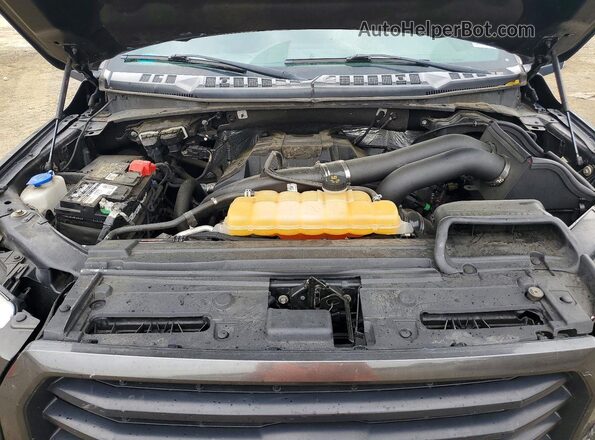 1FTEX1EP8GFC96051 2016 FORD F150 Gray Widok wnętrza z tyłu