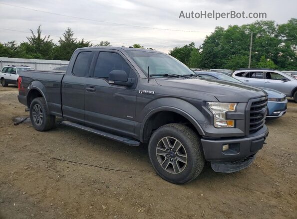 1FTEX1EP8GFC96051 2016 FORD F150 Gray Przód prawy