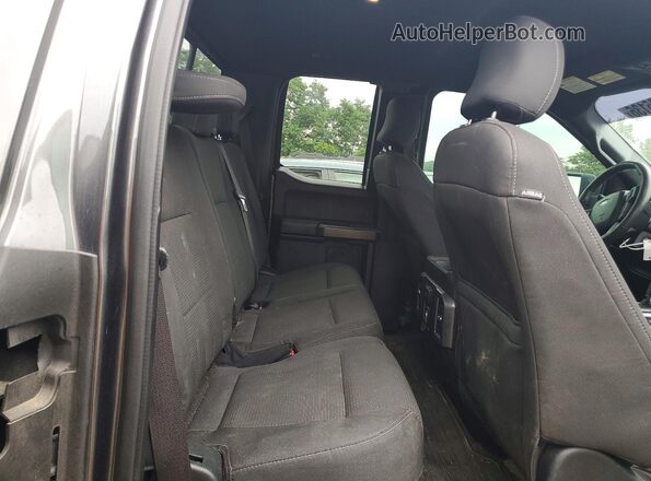 1FTEX1EP8GFC96051 2016 FORD F150 Gray Widok tylnych siedzeń