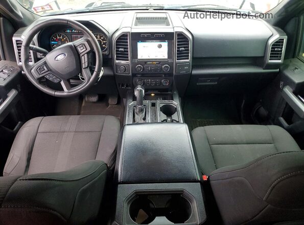1FTEX1EP8GFC96051 2016 FORD F150 Gray Widok deski rozdzielczej