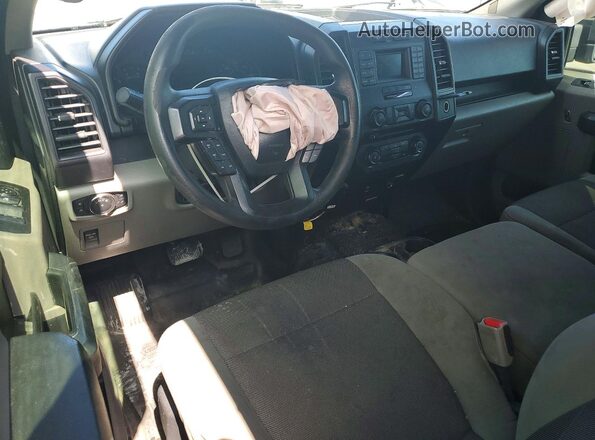 1FTEX1EP8HKC10486 2017 FORD F150 White Вид панелі приладів