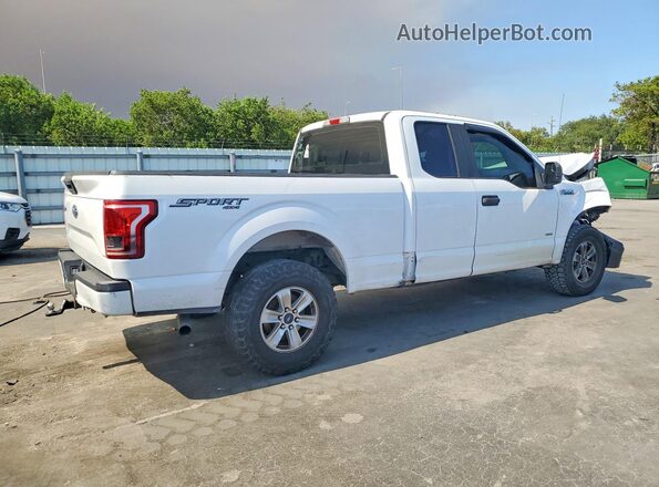 1FTEX1EP8HKC10486 2017 FORD F150 White Задня права чверть