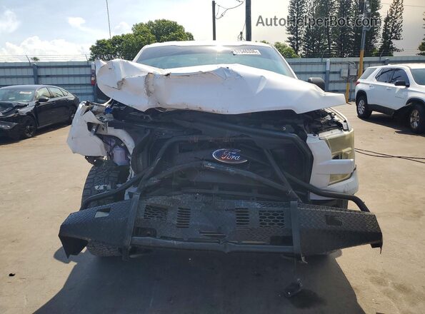 1FTEX1EP8HKC10486 2017 FORD F150 White Вид спереду