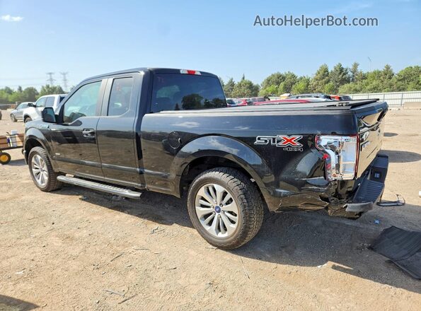 1FTEX1EP8HKD38985 2017 FORD F150 Black Rear left