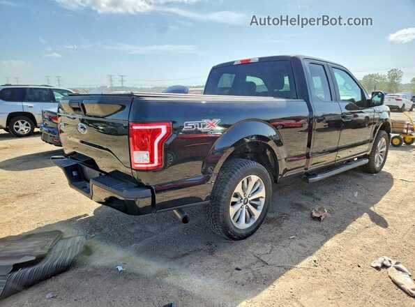 1FTEX1EP8HKD38985 2017 FORD F150 Black Rear right