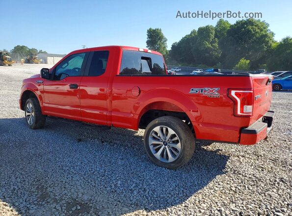 1FTEX1EP8HKE32235 2017 FORD F150 Red Tył lewy