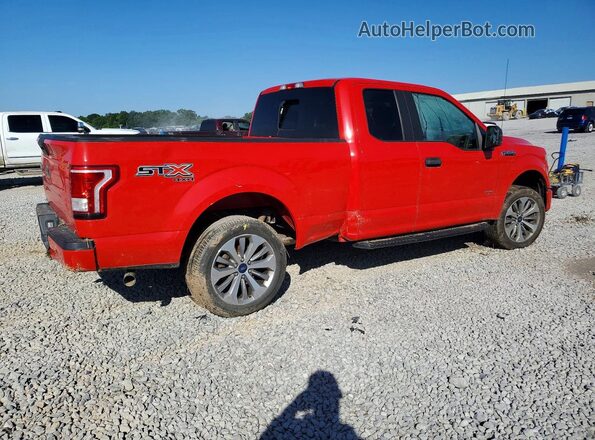 1FTEX1EP8HKE32235 2017 FORD F150 Red Tył prawy