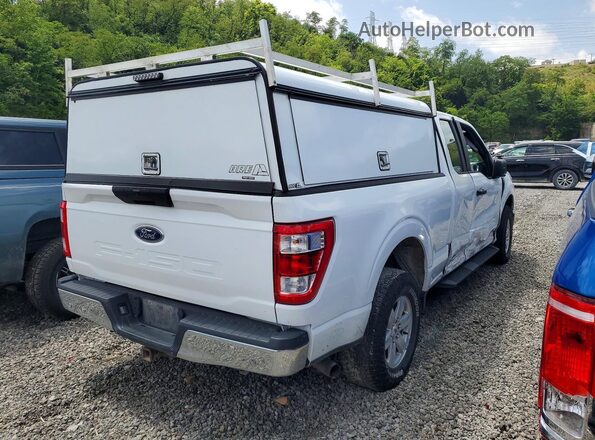 1FTEX1EP8MKD94032 2021 FORD F150 White Հետևի աջ