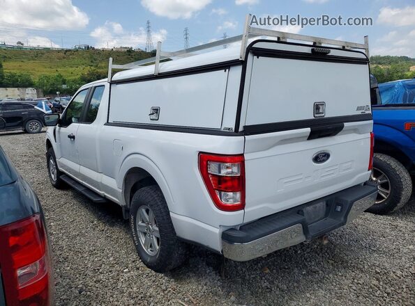 1FTEX1EP8MKD94032 2021 FORD F150 White Հետևի ձախ