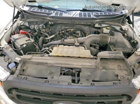 1FTEX1EP8MKD94032 2021 FORD F150 White Սալոնի հետևի տեսք
