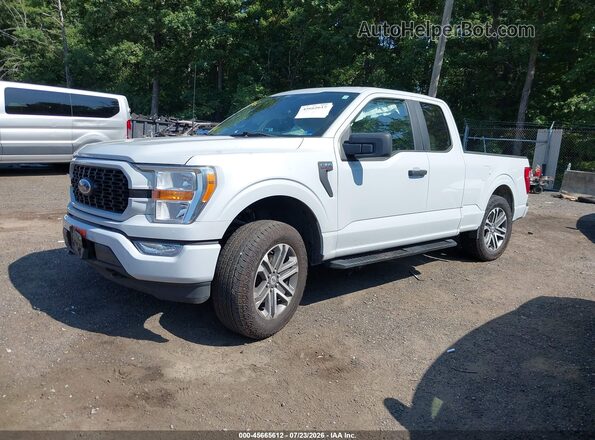 1FTEX1EP8NKD95134 2022 FORD F150 Белый Передняя левая четверть