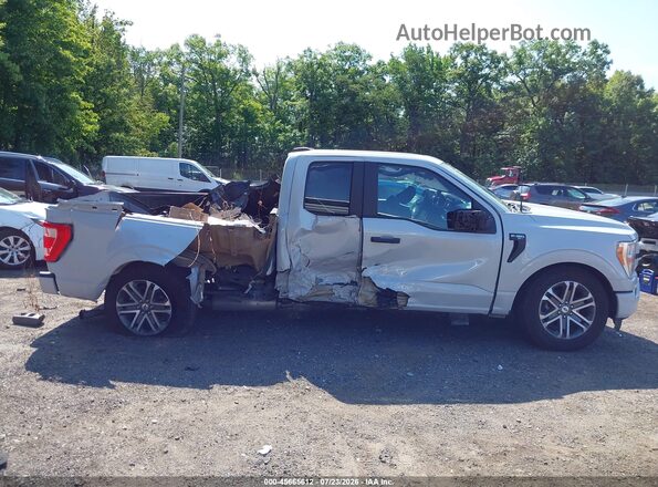 1FTEX1EP8NKD95134 2022 FORD F150 Белый Вид щитка приборов