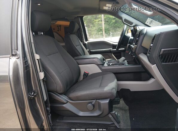 1FTEX1EP9JFD11244 2018 FORD F150 Серый Вид салона спереди