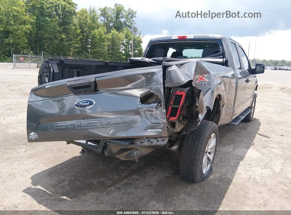 1FTEX1EP9JFD11244 2018 FORD F150 Серый Задняя правая четверть