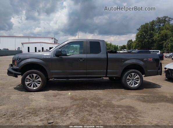 1FTEX1EP9JFD11244 2018 FORD F150 Серый Панорамный вид салона 360°