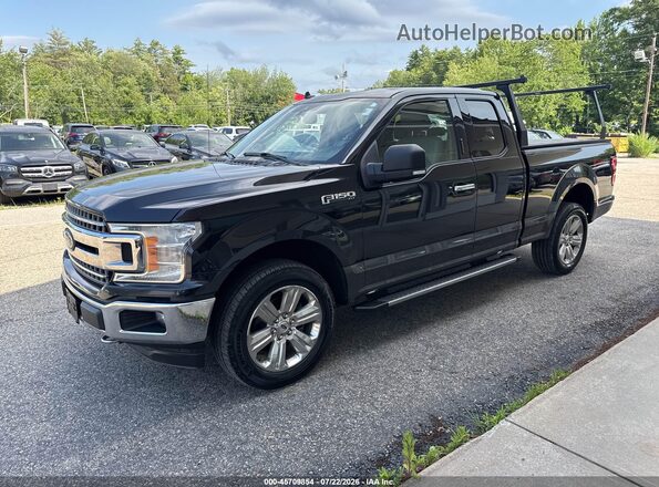1FTEX1EP9LKE17445 2020 FORD F150 Black Vista tres cuartos delantera izquierda