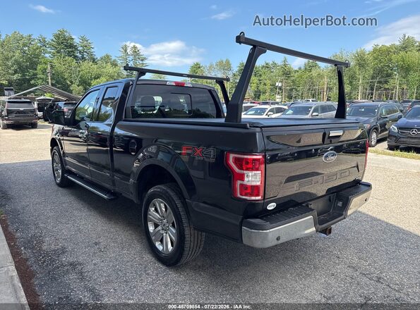 1FTEX1EP9LKE17445 2020 FORD F150 Black Trasero izquierdo