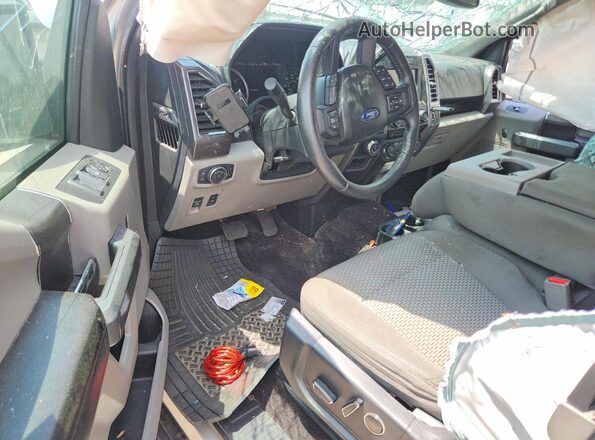 1FTEX1EPXGKE41159 2016 FORD F150 Silver Dashboard view
