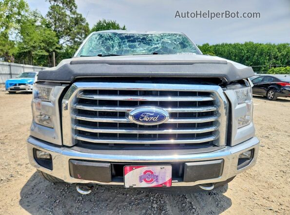 1FTEX1EPXGKE41159 2016 FORD F150 Silver Front view