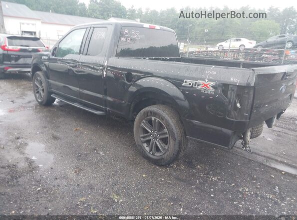 1FTEX1EPXJFB47132 2018 FORD F150 Black Tył lewy