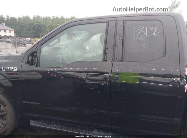 1FTEX1EPXJFB47132 2018 FORD F150 Black Widok z przodu