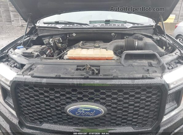 1FTEX1EPXJFB47132 2018 FORD F150 Black Widok z tyłu