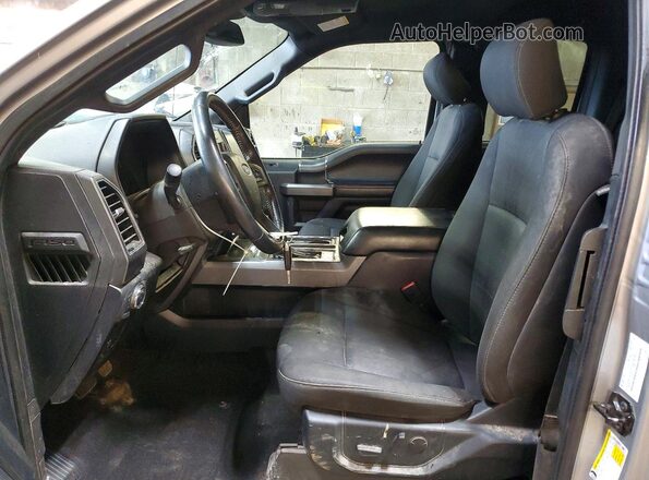 1FTEX1EPXLKF45399 2020 FORD F150 Silver Front interior view